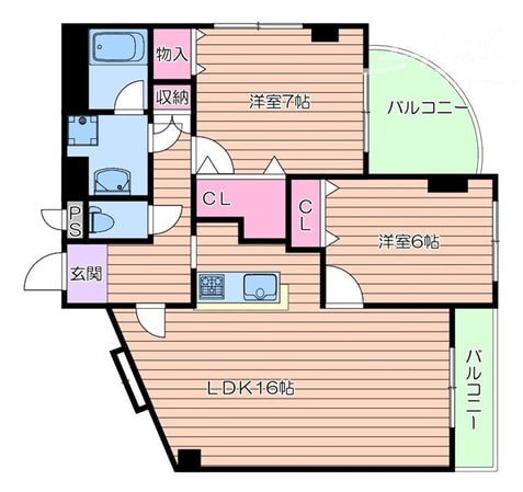 クレセント千里山の物件間取画像